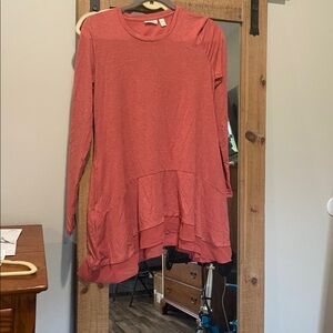 Women's Coral Layered Top